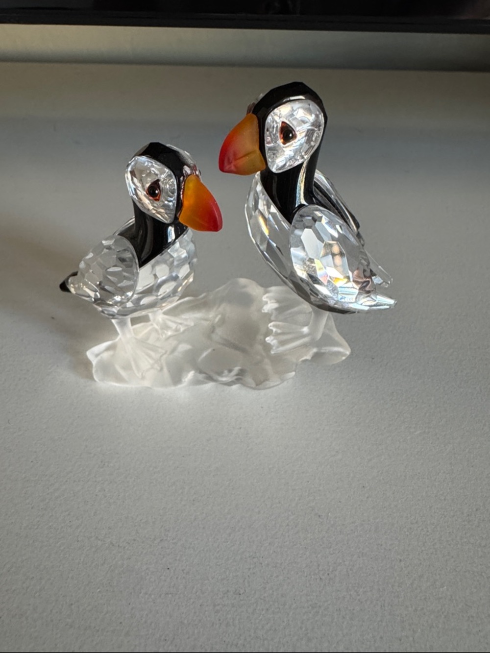 Swarovski Crystal Atlantic Puffins figurine 261643